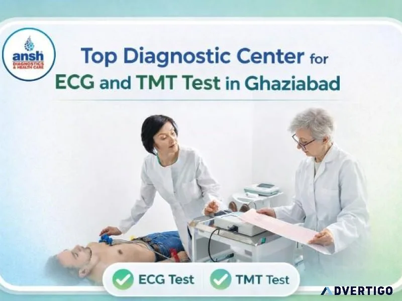 Top diagnostic center for ecg and tmt test in ghaziabad