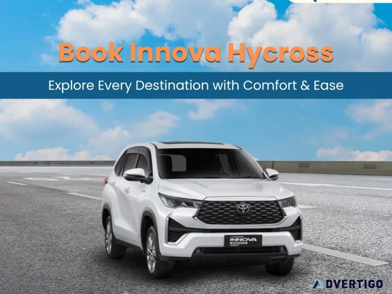 Innova hycross taxi service in jaipur book now