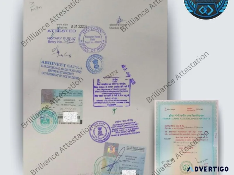 Education certificate attestation services in uae