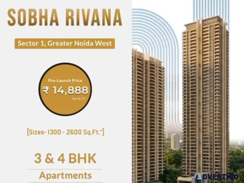 Sobha rivana a landmark of luxury in greater noida west