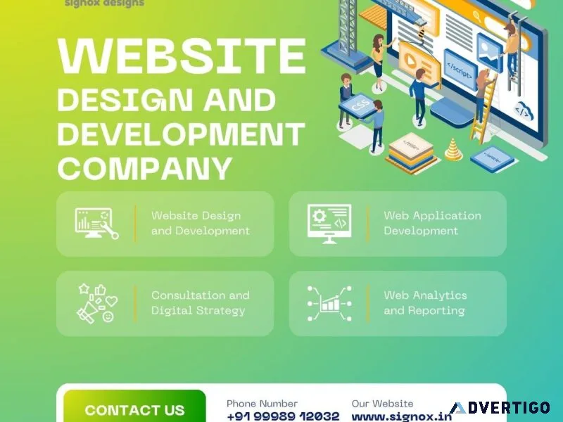 Website design and development company in ahmedabad signox des