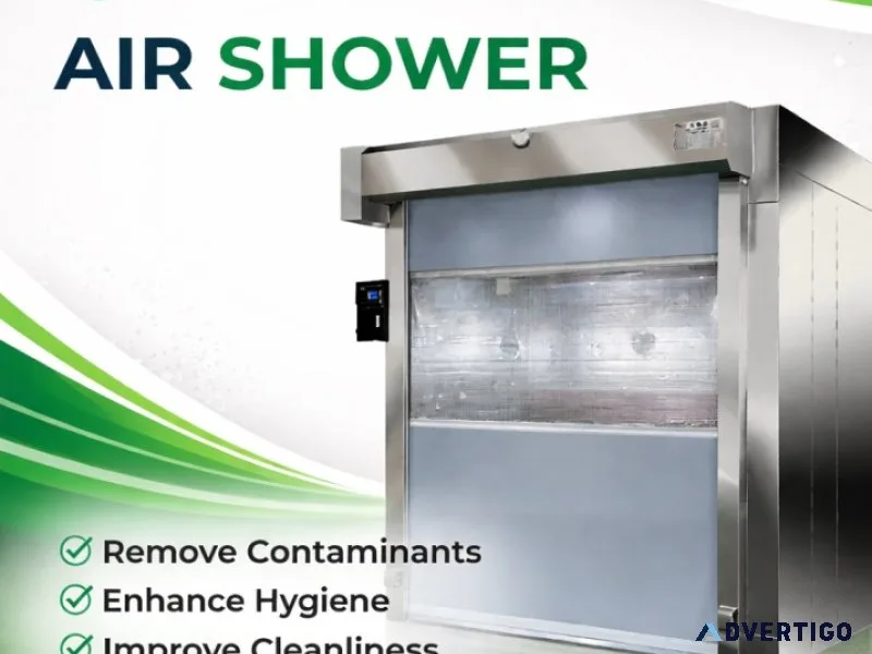 Cleanroom air shower manufacturer india cronax industries