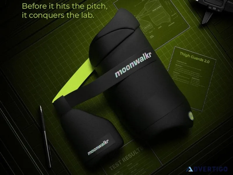Lightweight thigh pad for cricket players pro fit