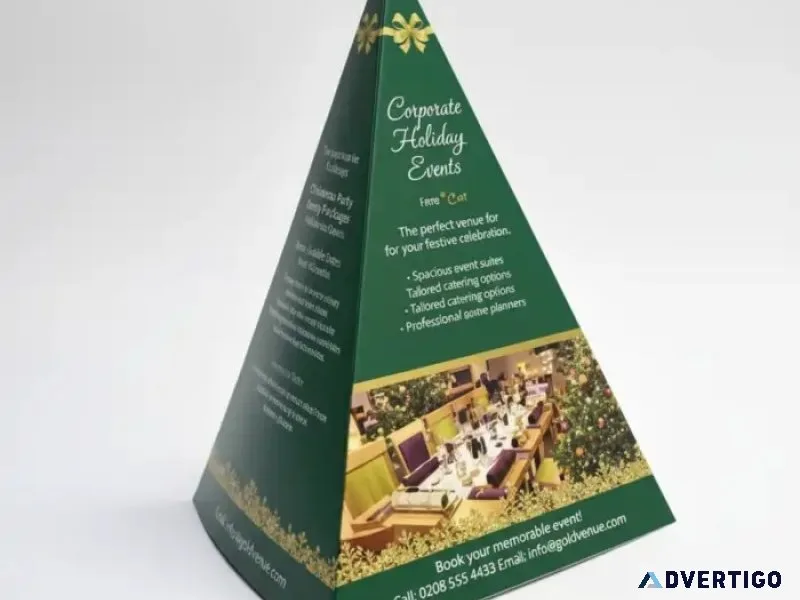 Tent cards printing