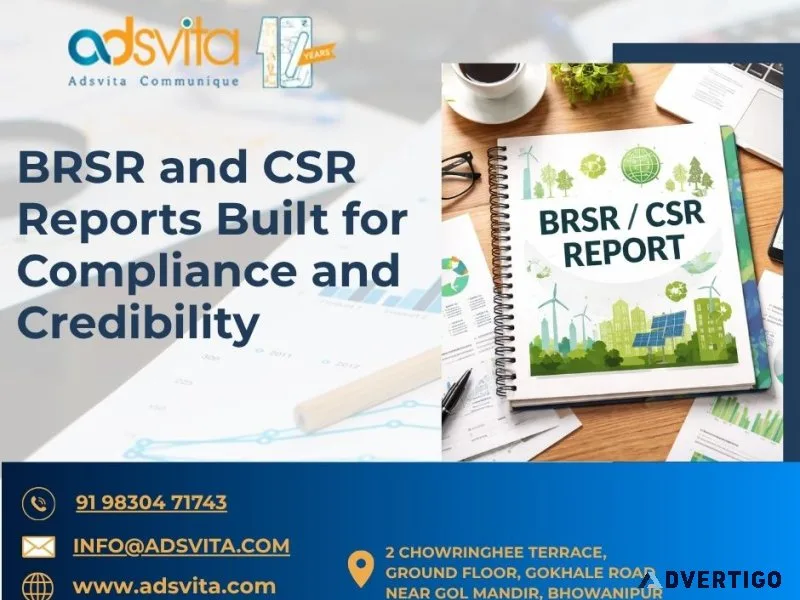 Brsr and csr reports built for compliance and credibility