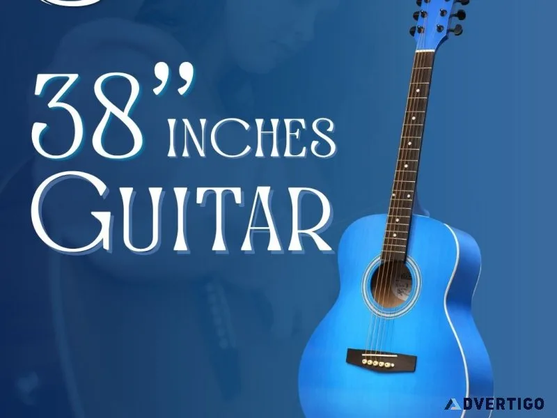 38inch guitar compact design with rich sound for beginners
