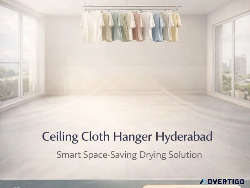 Ceiling cloth hanger in hyderabad smart drying solution