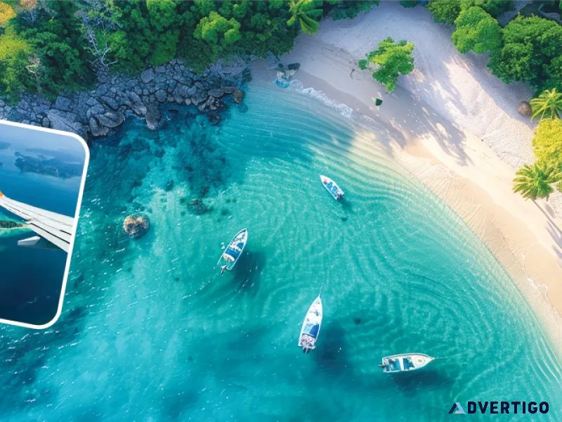 Tropical island getaway