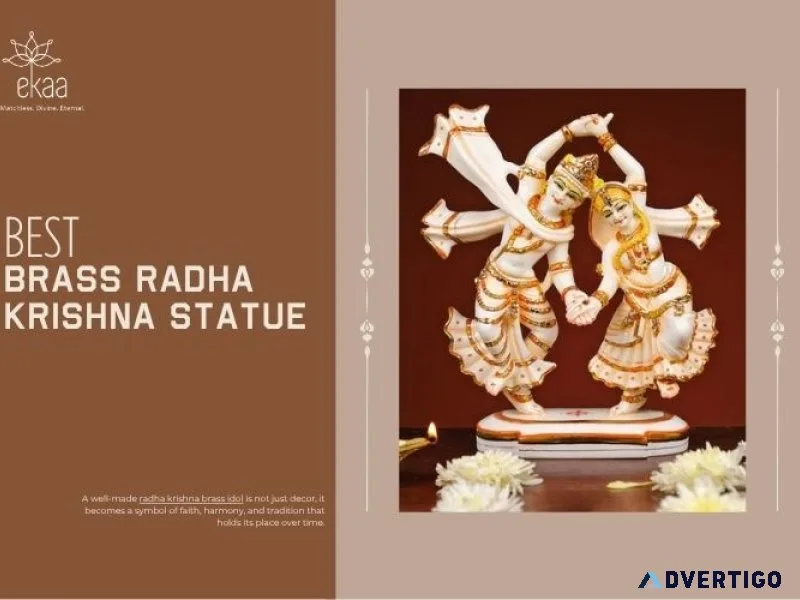Best brass radha krishna statue ekka handicrafts collection