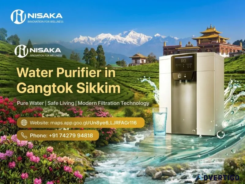 Water purifier in gangtok sikkim safe water today now