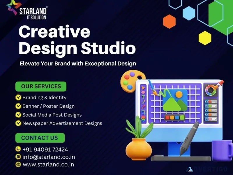 Top creative graphic design agency in ahmedabad starland it so