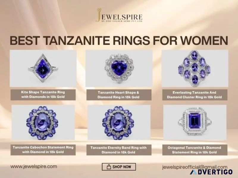 Best tanzanite rings for women shop now