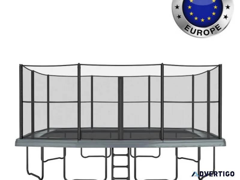 Heavy duty rectangular trampoline professional trampolines uk