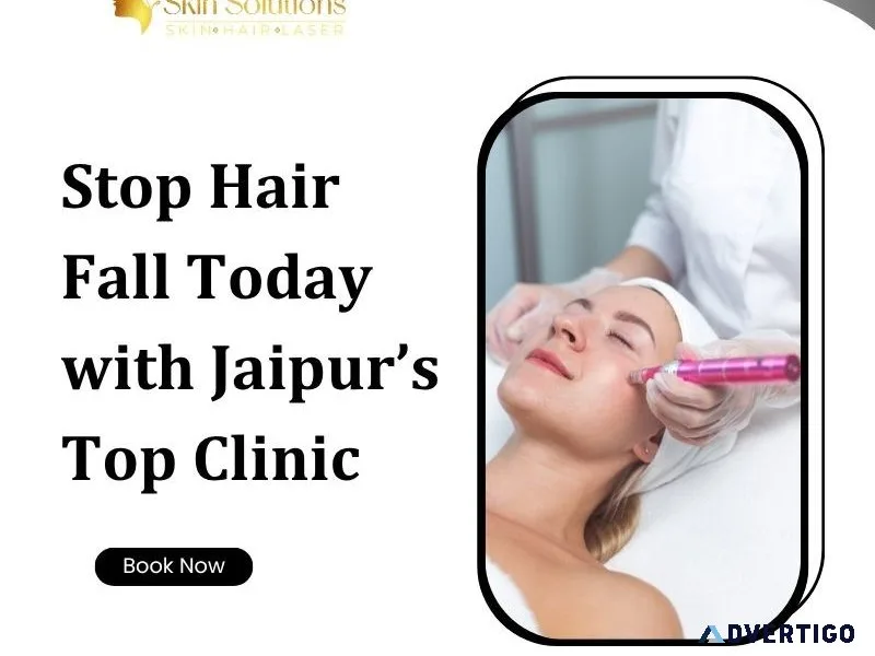 Stop hair fall today with jaipurs top clinic