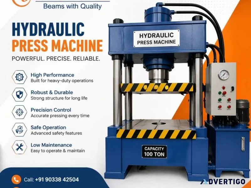 Hydraulic press machine solutions for every industry in india
