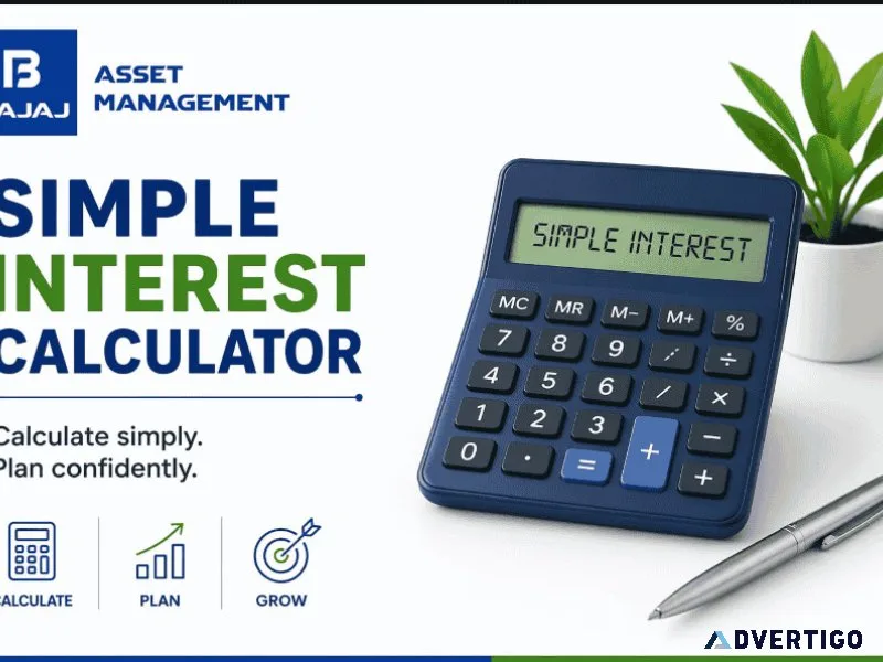 Simple interest calculator bajaj amc