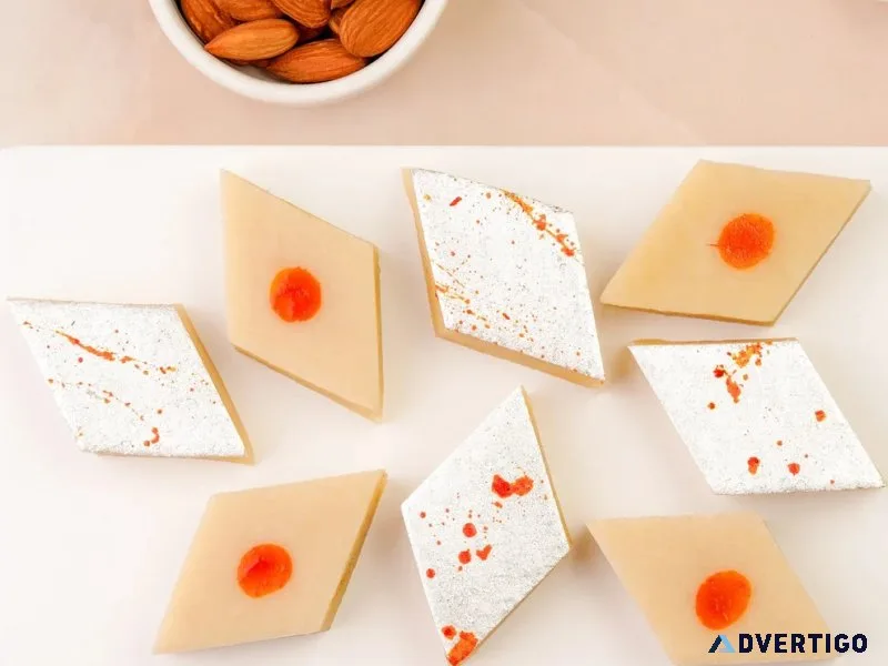 Get premium badam katli online with real almond goodness