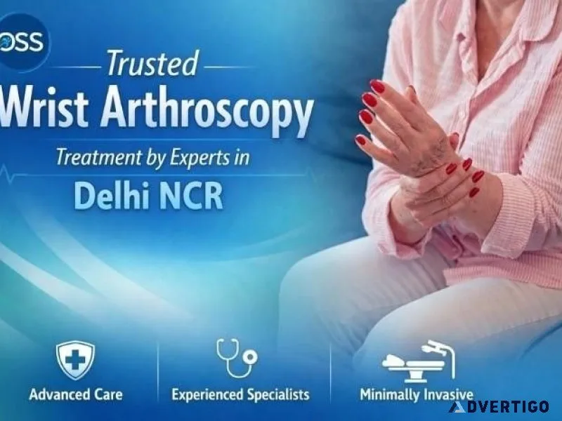 Trusted wrist arthroscopy treatment by experts in delhi ncr