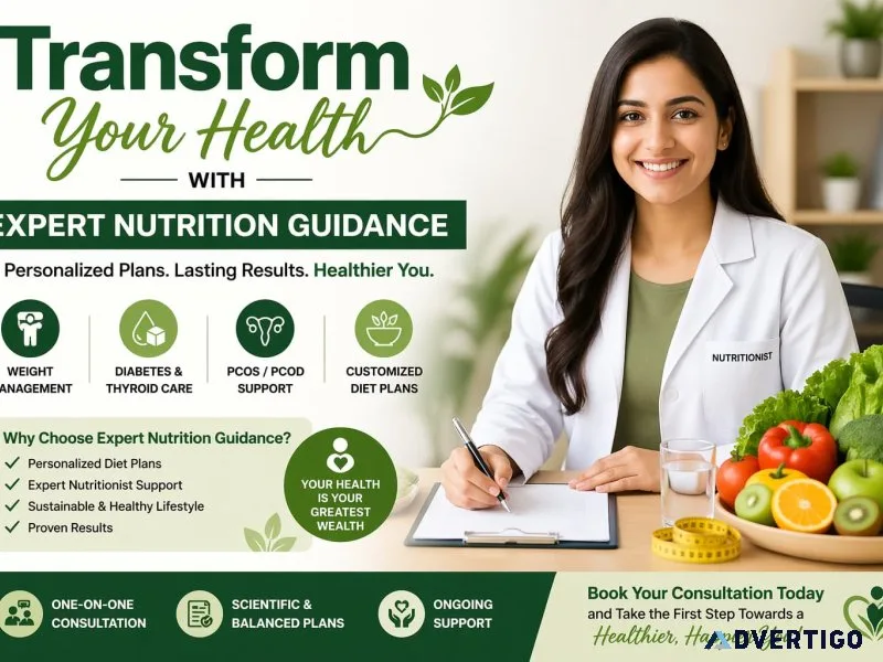 Transform your health with expert nutrition guidance