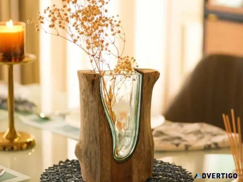 Stylish valley vase glass roots decor for timeless interiors