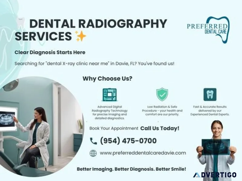 Dental radiography services in davie fl