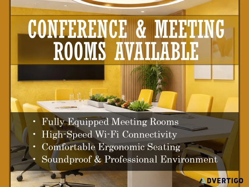 Modern corporate meeting rooms for rent in prime locations
