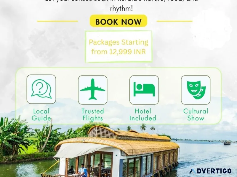 Best kerala holiday packages at affordable price