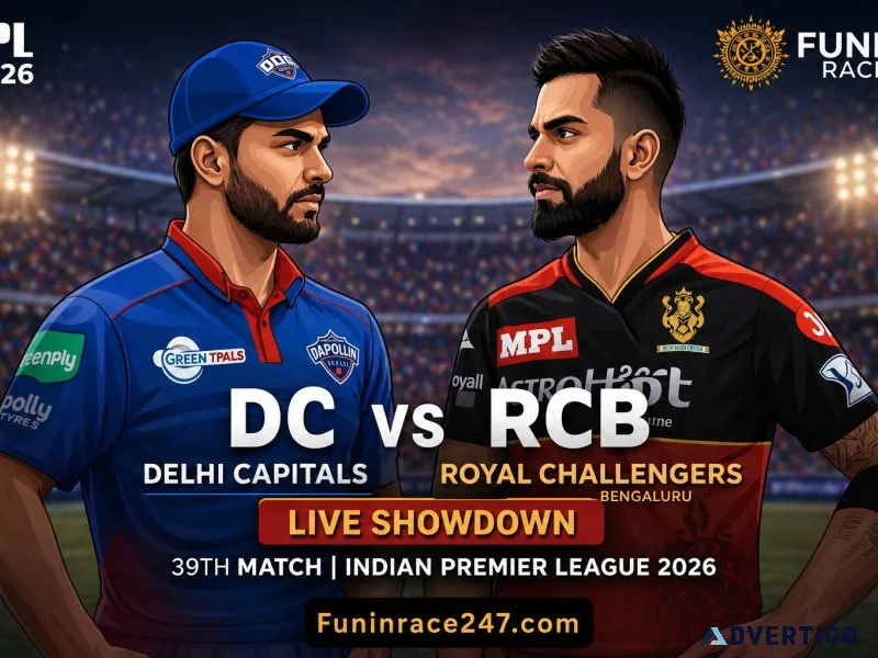 Delhi capitals vs rcb live ipl 2026 showdown