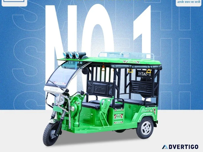 Explore the best electric rickshaw suppliers in india sathi mo