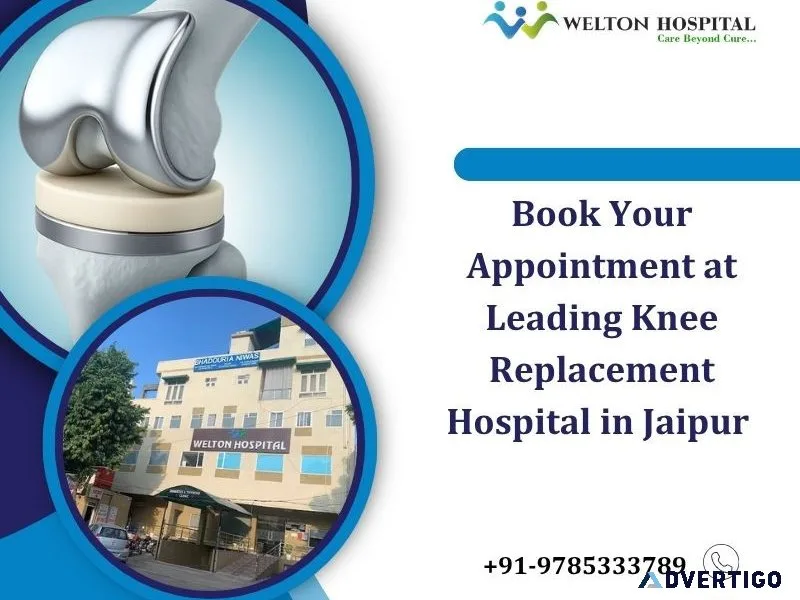 Book your appointment at leading knee replacement hospital in ja