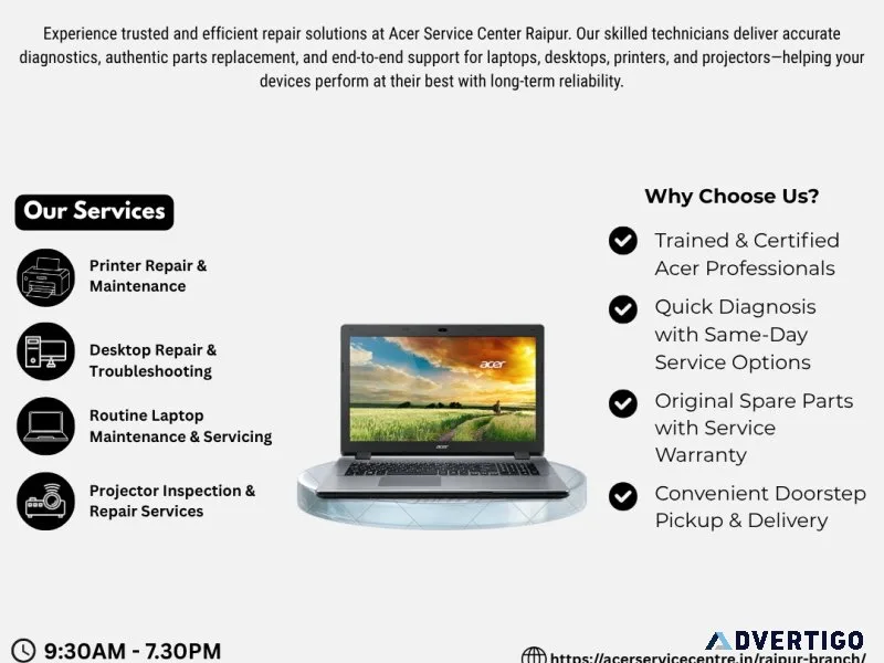 Laptop service centre raipur