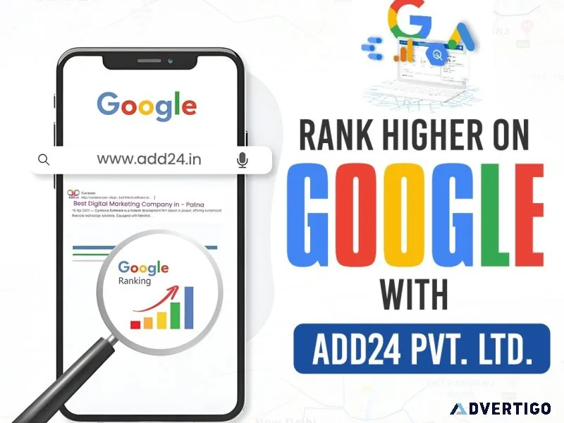 Rank higher on google with add24 pvt ltd