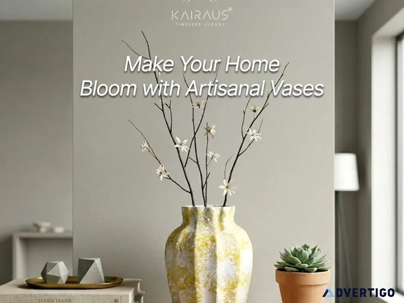 Beautify your space with kairaus decorative vase online