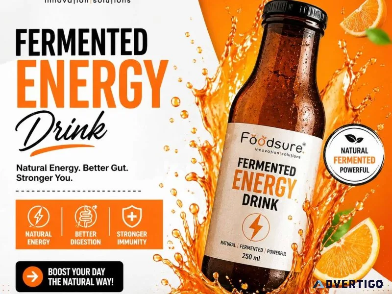 Fermented energy drink