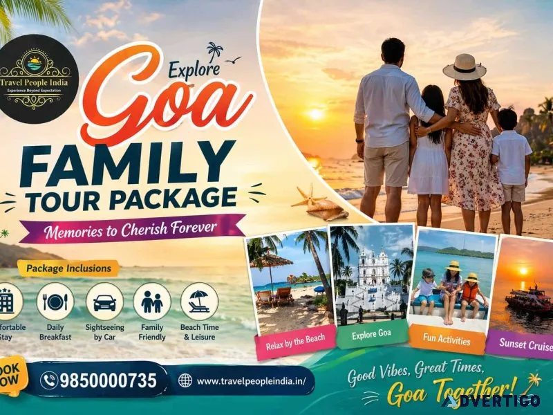 Goa family tour package fun relaxing trips with tpi