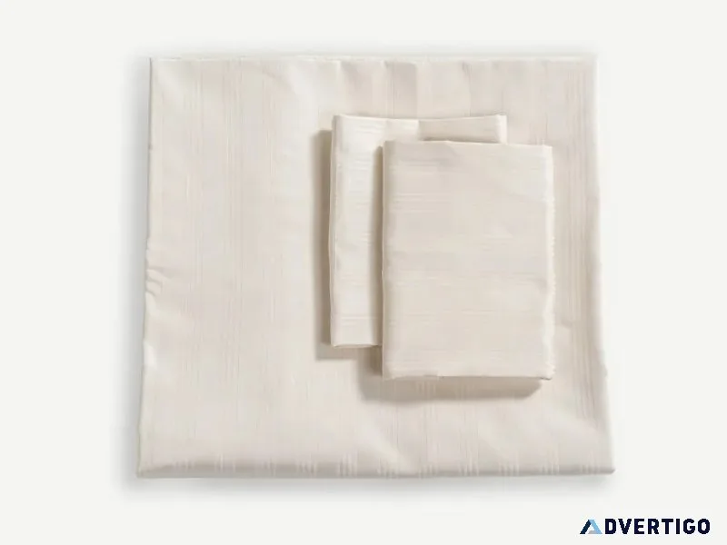 Oc home luxury cream duvet set for elegant bedrooms