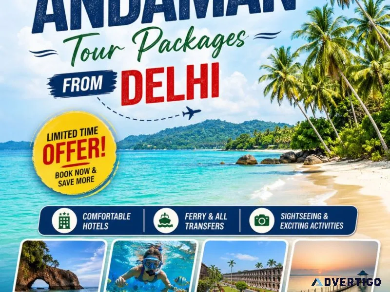 Limited offer andaman tour packages from delhi 91 9090484850