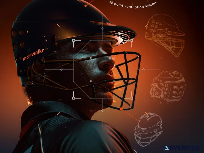 Moonwalkr advanced protection cricket helmet