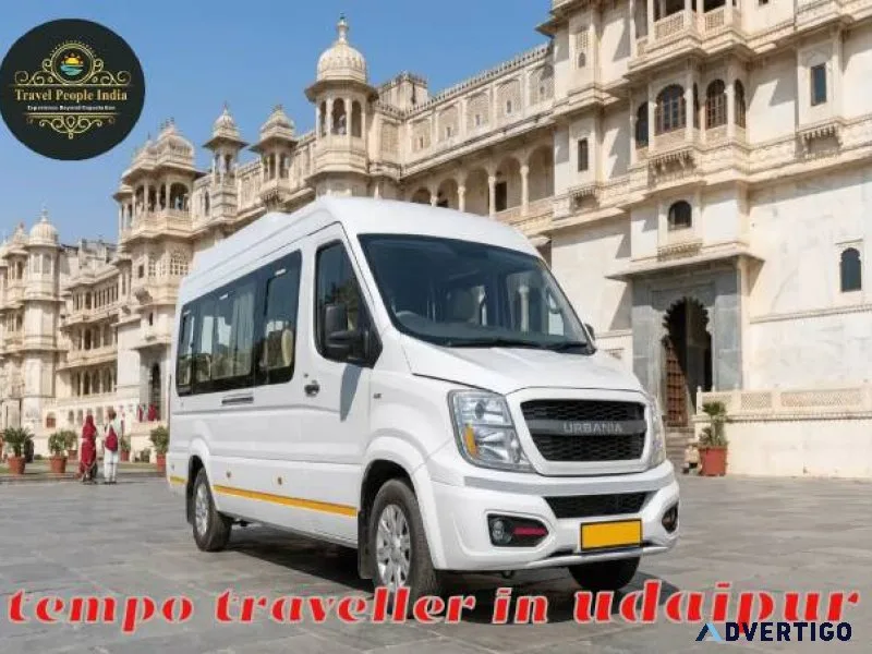 Tempo rental udaipur affordable group travel services travel