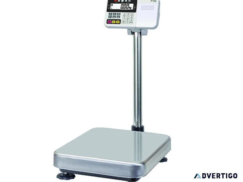 Parcel weighing scales