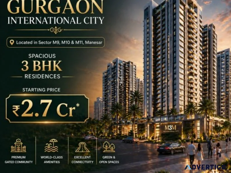 M3m gic manesar price luxury plots easy emi options