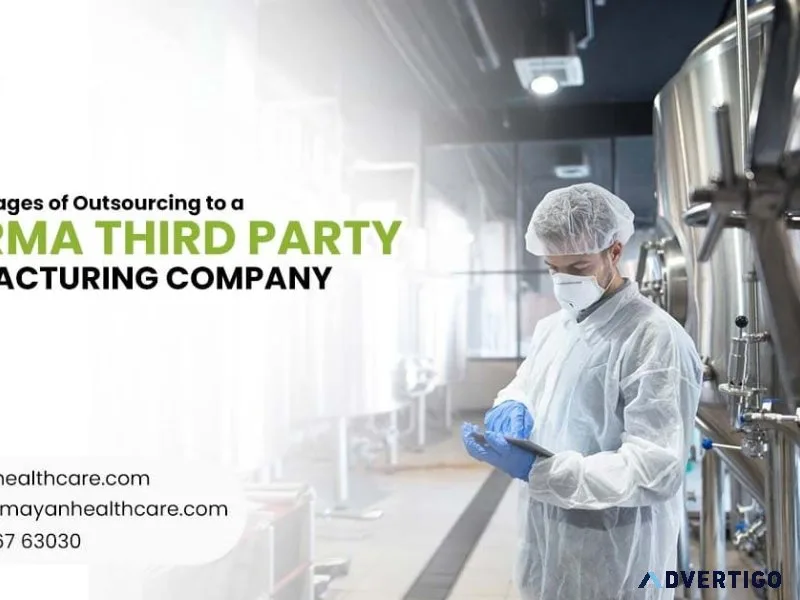 Pharma third party manufacturing company