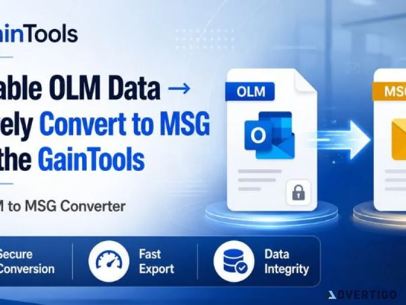 Unusable olm data securely convert to msg with the gaintools