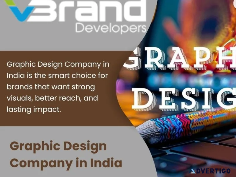 Graphic design company in india creative branding solutions by v