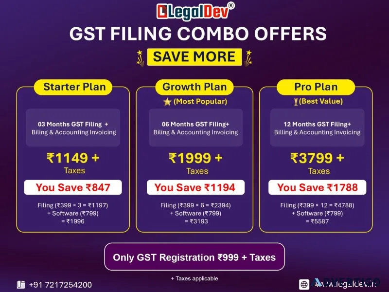 Gst registration and filing made simple with legaldev