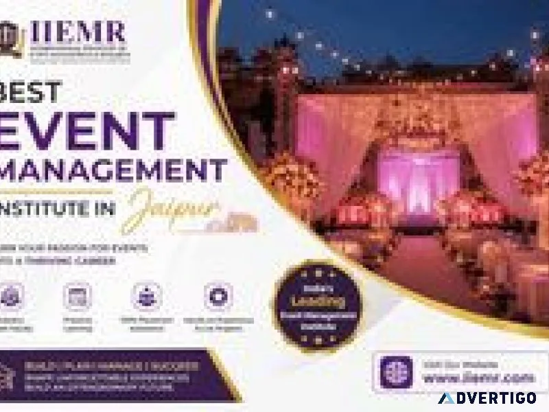 Event management institute in jaipur iiemr