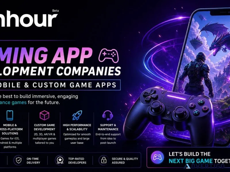 Top gaming app development companies