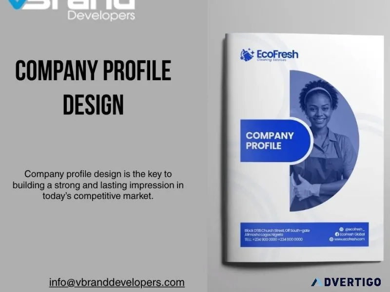 Professional company profile design to elevate your brand identi