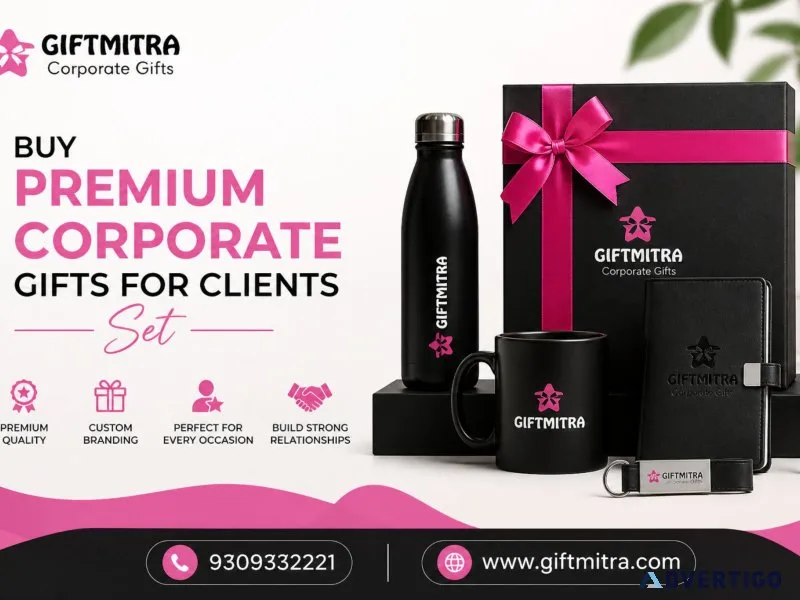 Buy premium corporate gifts for clients set giftmitra
