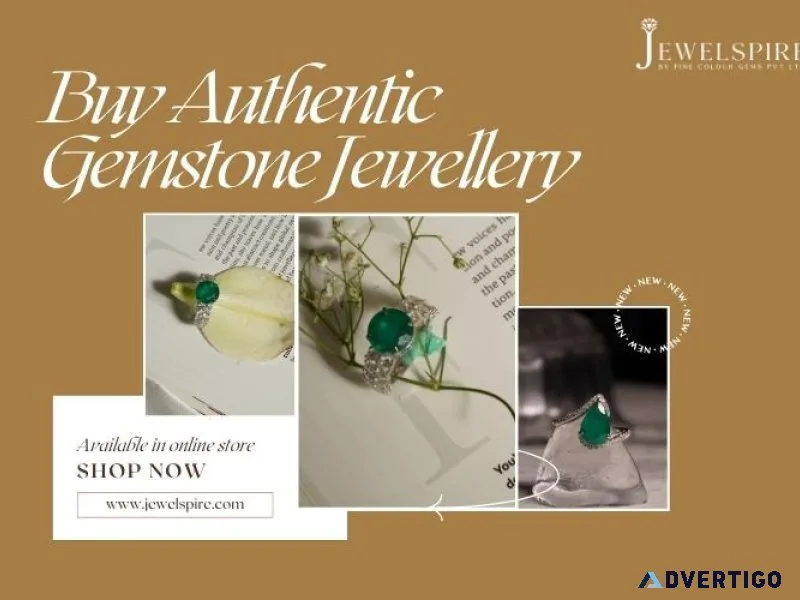 Buy authentic gemstone jewellery visit jewelspire now